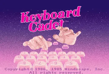 Keyboard Cadet screen shot title